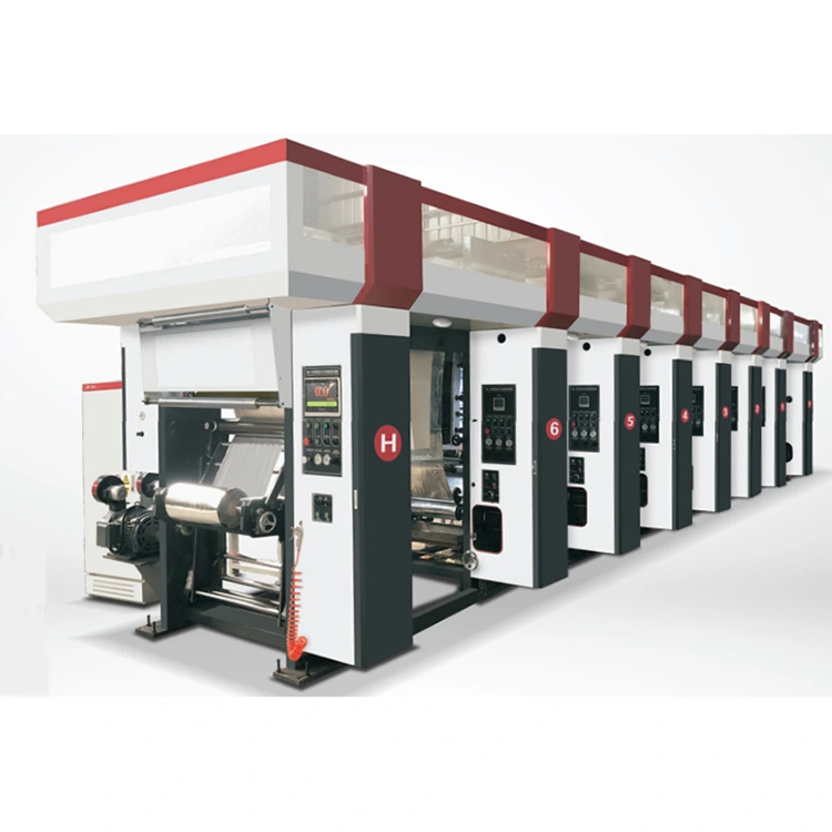 3-12 Dathanna Ríomhairithe Meaisín Priontála Rotogravure Uathoibríoch Trí Veicteoir Mótair