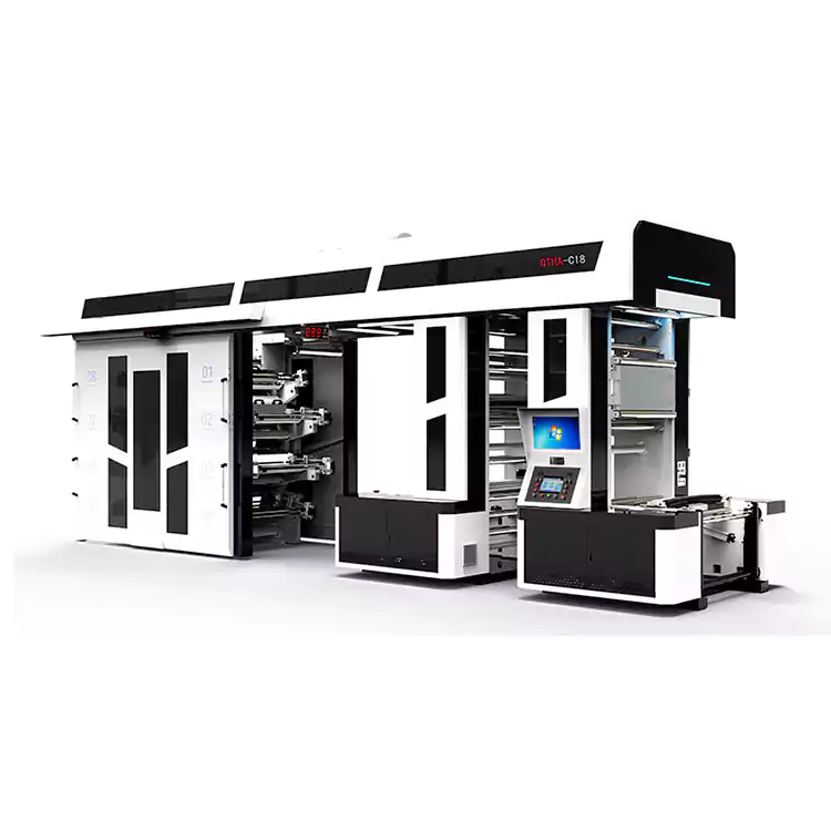 8 Dathanna Preas Phriontála Flexographic Saincheaptha Le haghaidh Priontáil Mála Siopadóireachta