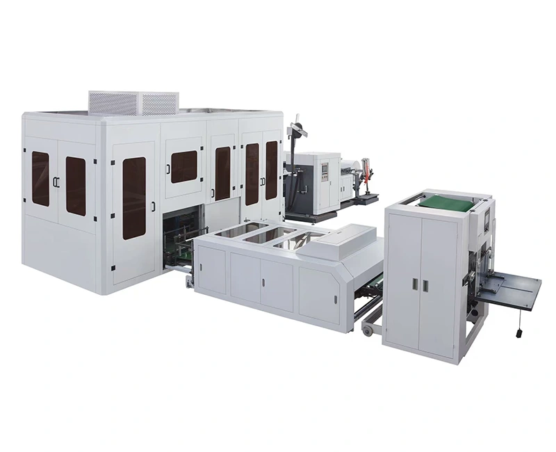 Ultrasonach Neamh-fite D-Gearr agus Bosca Cineál Mála Making Machine